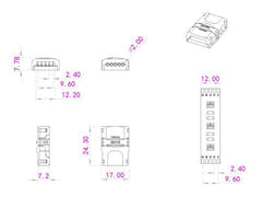 EUROLITE LED Strip Flexibel kontakt 5-polig 12 mm