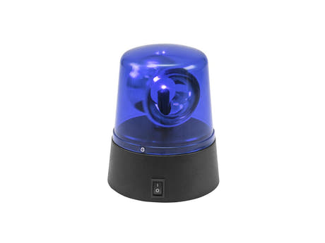 EUROLITE LED mini-polisljus blått USB/batteri