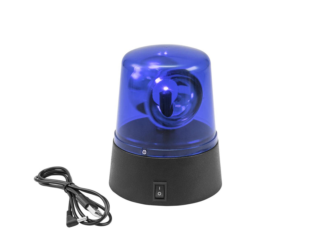 EUROLITE LED mini-polisljus blått USB/batteri