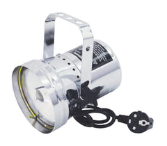 EUROLITE T-36 Pinspot med kontakt, silver