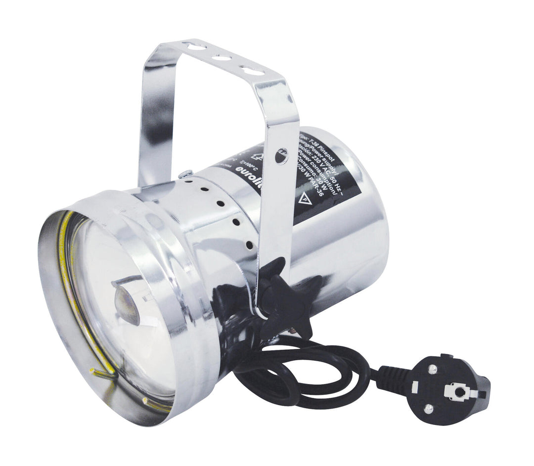 EUROLITE T-36 Pinspot med kontakt, silver