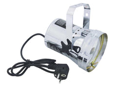 EUROLITE T-36 Pinspot med kontakt, silver