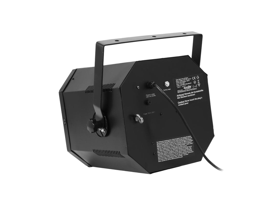 EUROLITE Black Gun UV-spotlight för E-40/400W
