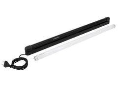 EUROLITE komplett armatur 60 cm 18 W smal UV och vit