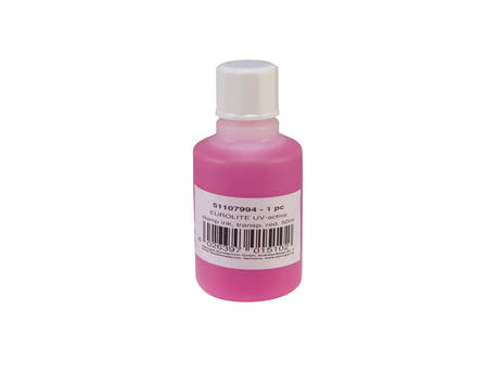 EUROLITE UV-active Stamp Ink, transparent röd, 50ml