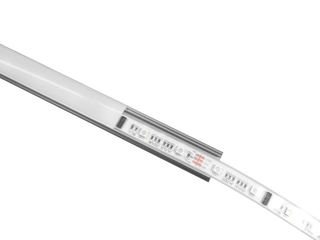 EUROLITE U-profile 20mm för LED Strip silver 2m