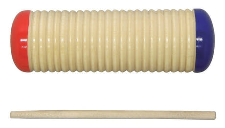 GEWA Club Salsa guiro och shaker i ett, trä, 14 cm