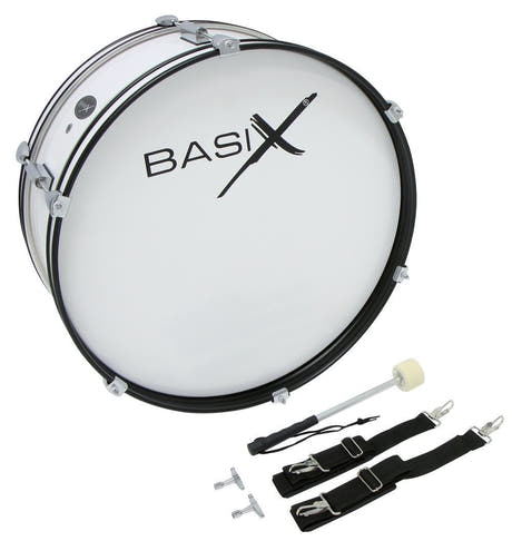Basix Junior marschstortromma 22" x 7", vit
