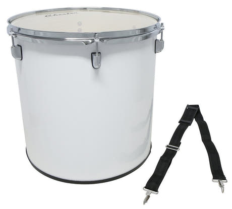 Basix surdo 16" x 16", vit, med bärrem