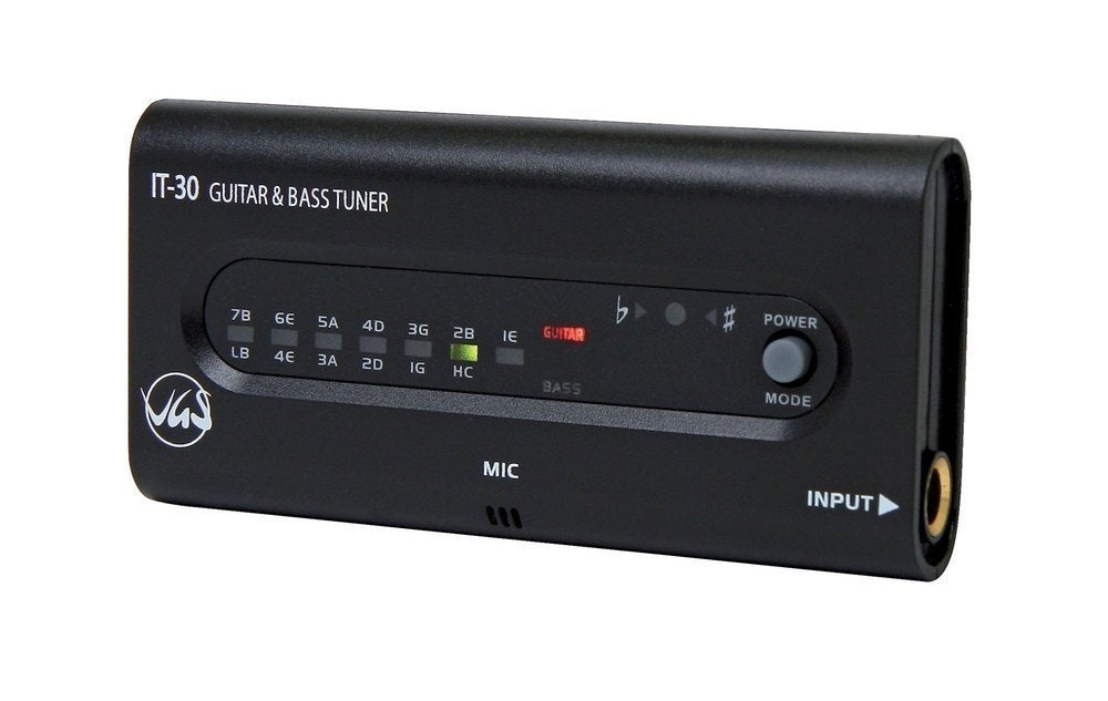 GEWA IT-30 stämapparat med LED-display och mikrofoner