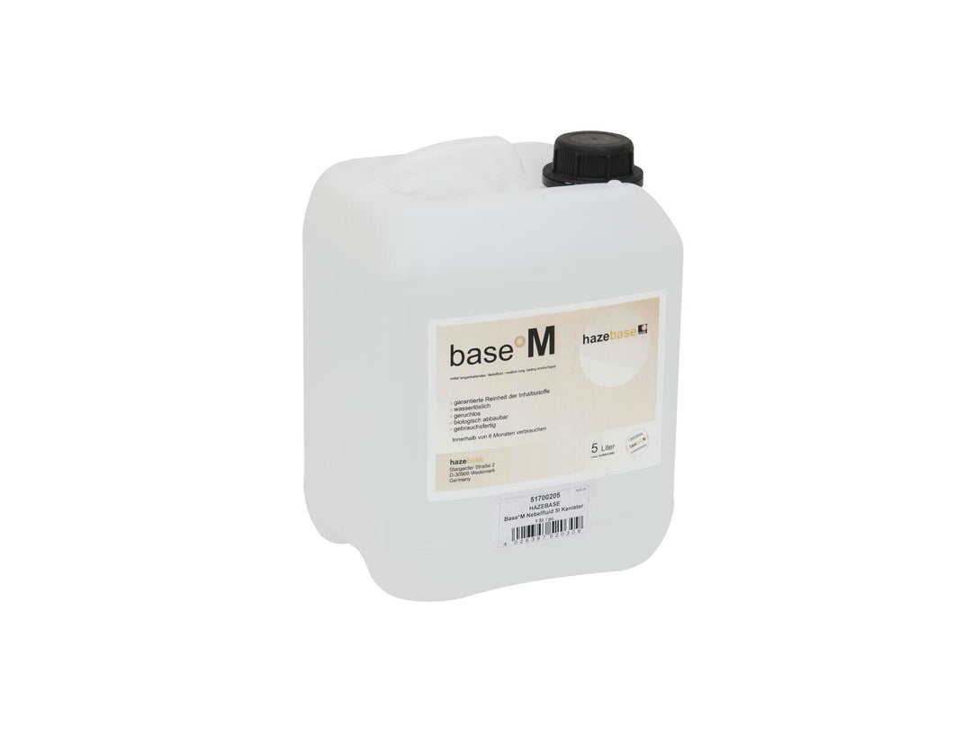 HAZEBASE Base*M Rökmaskinsvätska 5l