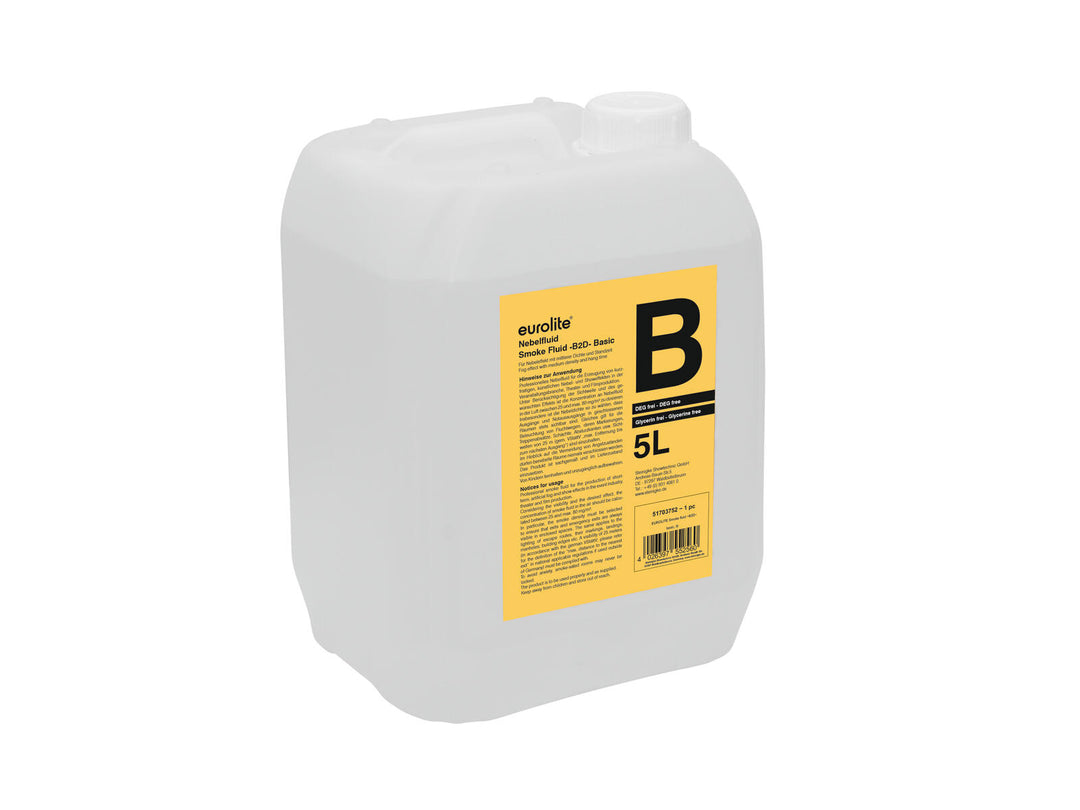 EUROLITE SMOKE FLUID -B2D- Basic, 5 l rökvätska