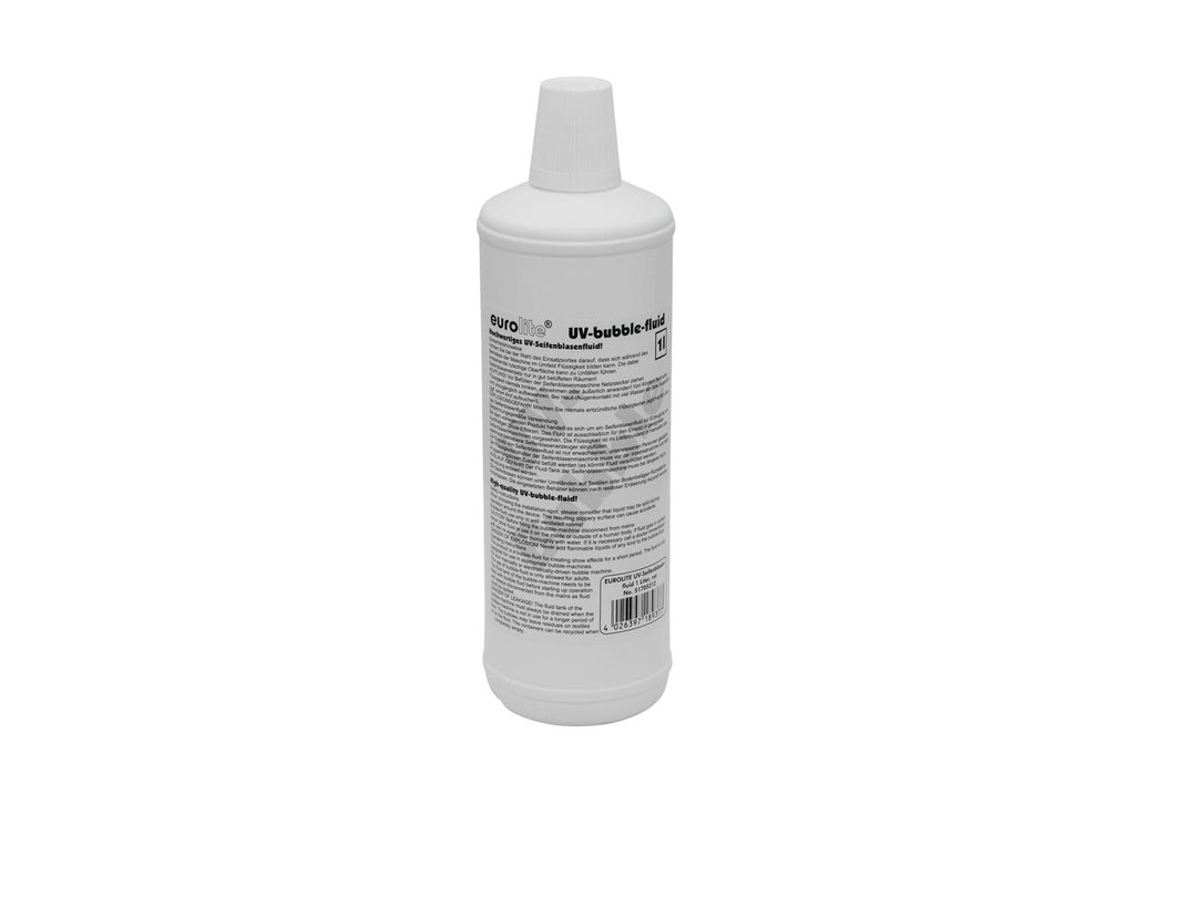 EUROLITE UV-bubbelvätska 1l röd