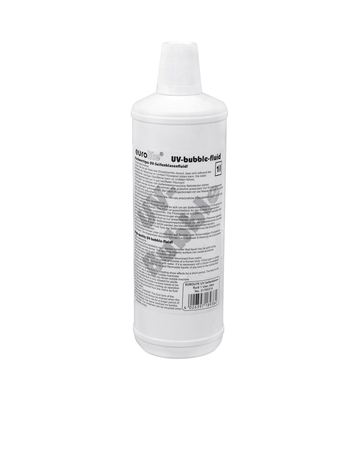 EUROLITE UV-bubbelvätska Set 3x1l