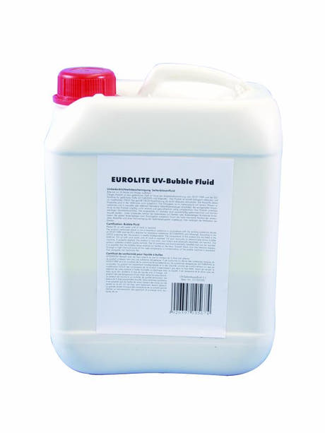 Eurolite tvålbubbelvätska (5L, UV-gul)