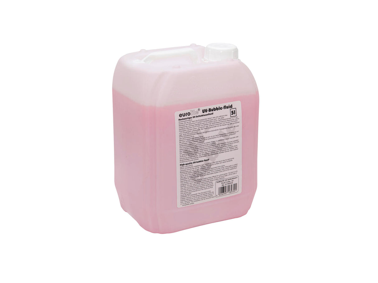 EUROLITE Set 3x UV Bubble Fluid 5l yellow + red + blue