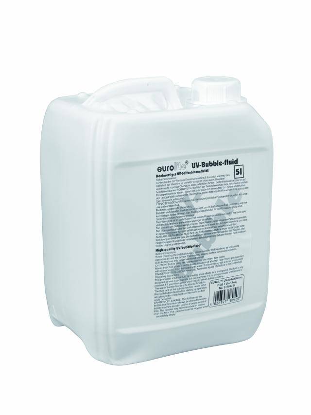 Eurolite tvålbubbelvätska (5L, UV-blå)