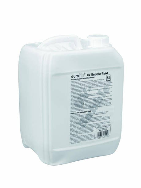 Eurolite tvålbubbelvätska (5L, UV-blå)