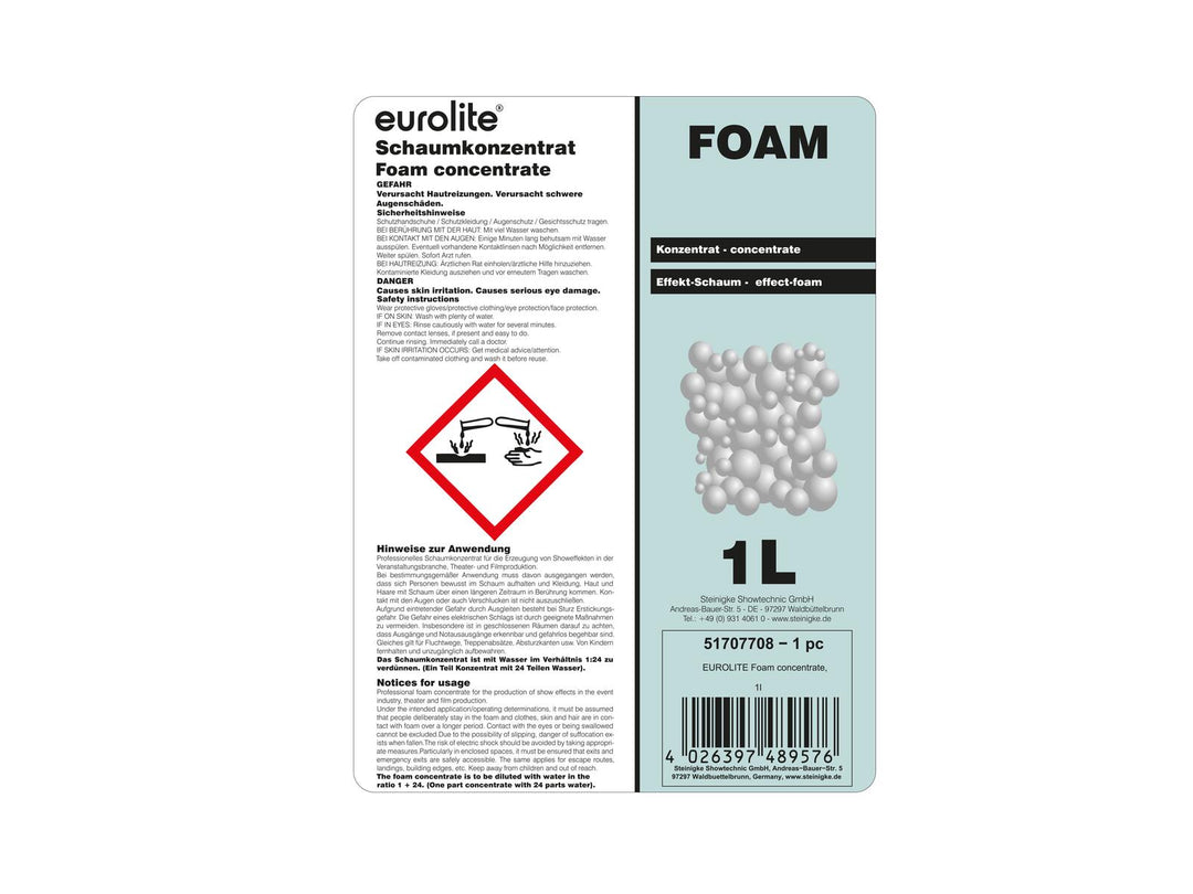 EUROLITE Skumkoncentrat, 1l