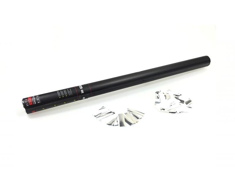 TCM FX Elektrisk Konfettikanon 80cm, white/silver