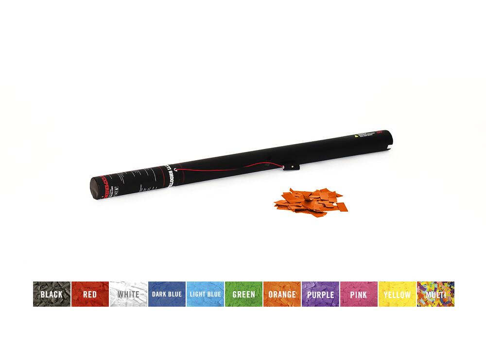 TCM FX Elektrisk konfettikanon 80 cm, orange