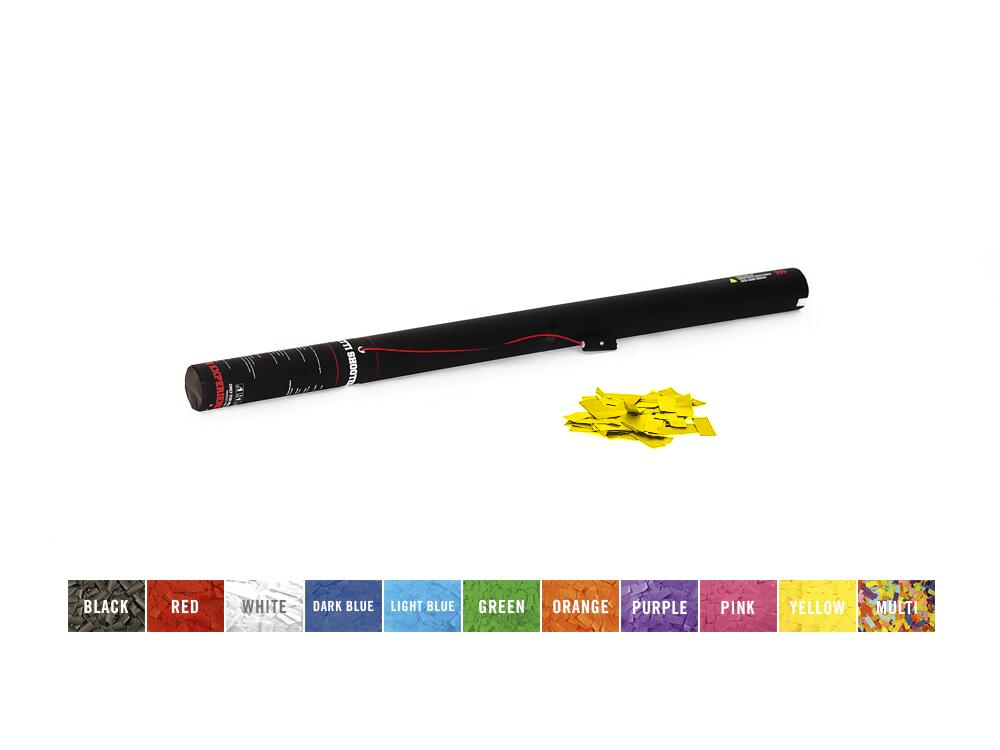 TCM FX Elektrisk konfettikanon 80 cm, gul
