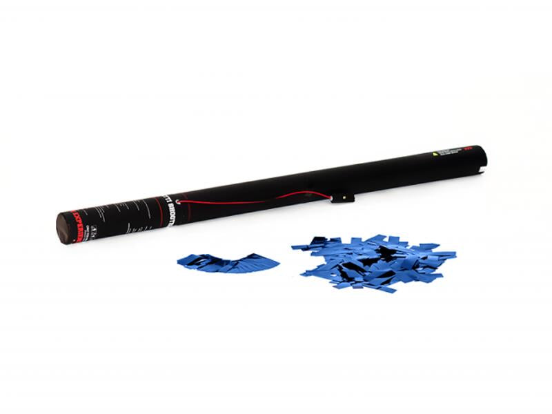 TCM FX Elektrisk Konfettikanon 80cm, blue metallic