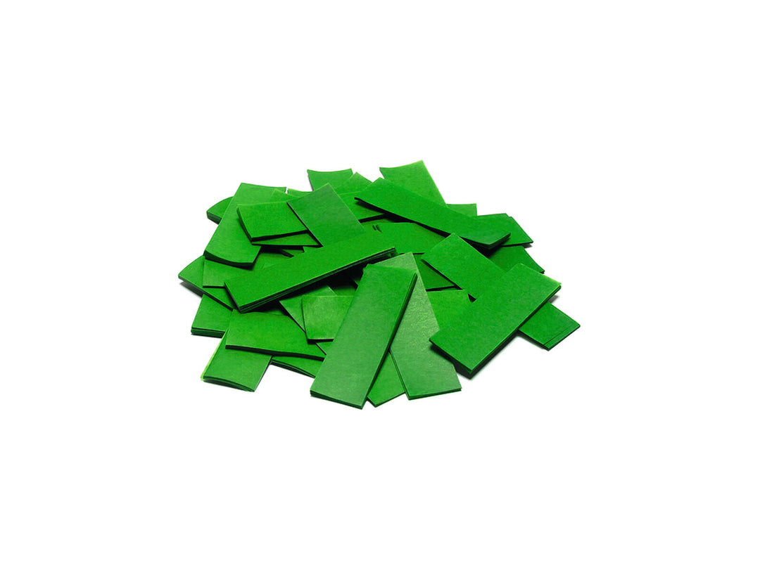 TCM FX Slowfall Confetti rectangular 55x18mm, mörkgrön, 1kg