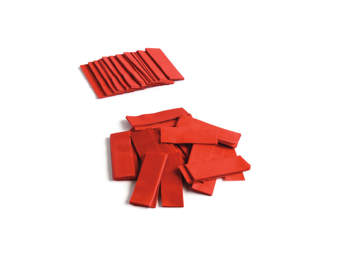 TCM FX Slowfall Confetti rektangulär 55x18mm, röd, 1kg