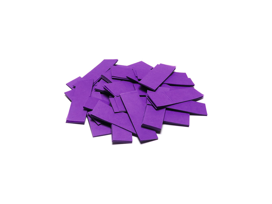 TCM FX Slowfall Confetti rektangulär 55x18mm, lila, 1kg