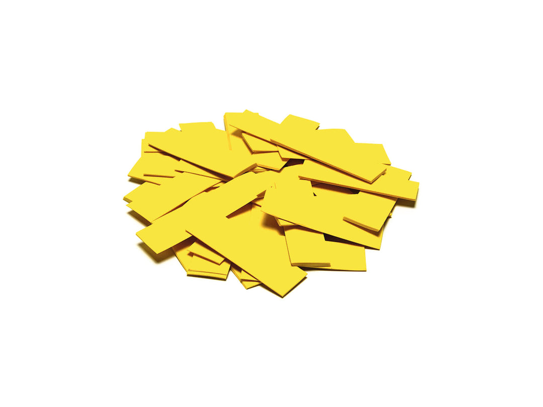 TCM FX Slowfall-konfetti rektangulär 55x18 mm, gul, 1 kg