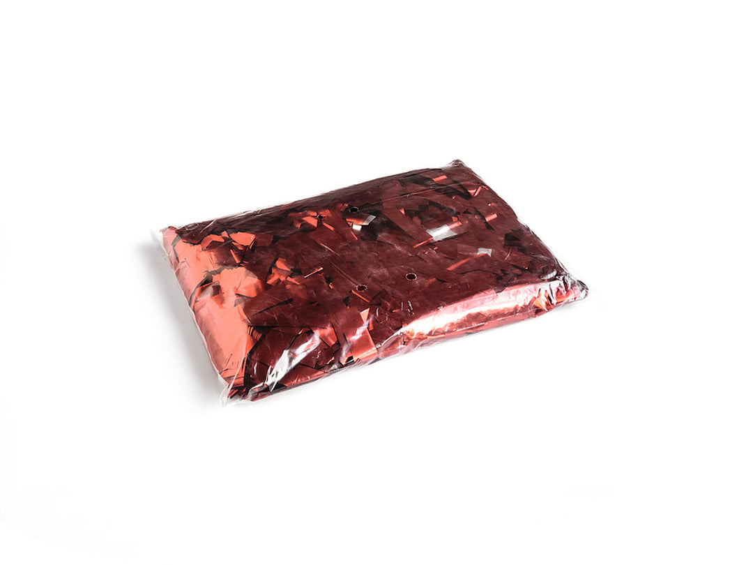TCM FX Metallic Confetti rektangulär 55x18mm, röd, 1kg