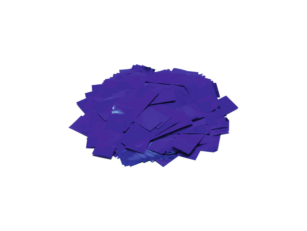 TCM FX Metallic Confetti rektangulär 55x18mm, blue, 1kg