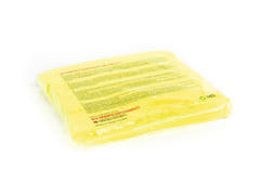 TCM FX Slowfall-konfetti rektangulär 55x18mm, neon­gul, UV-aktiv, 1kg