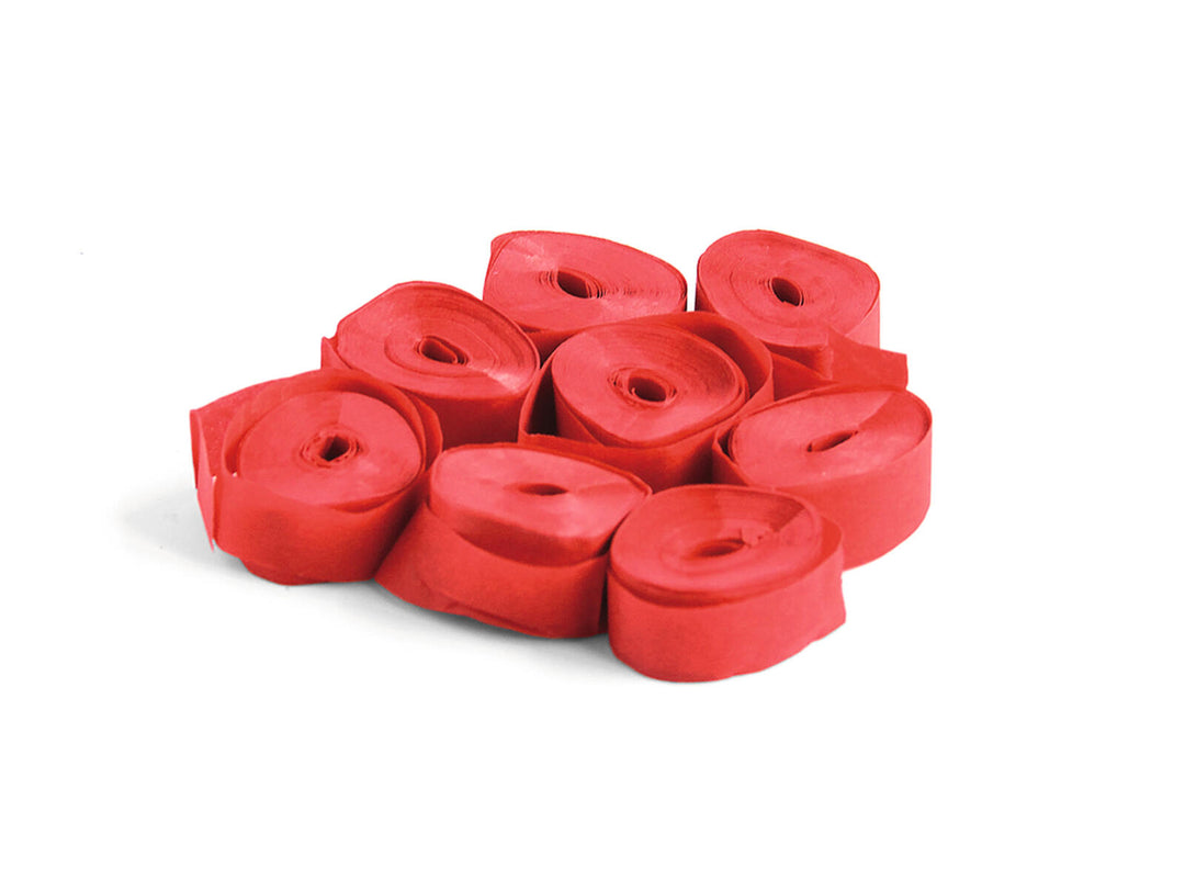TCM FX Slowfall Streamers 5mx0.85cm, röda, 100x