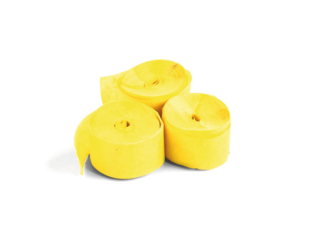 TCM FX Långsamt fallande serpentiner 10mx1.5cm, gul, 32x