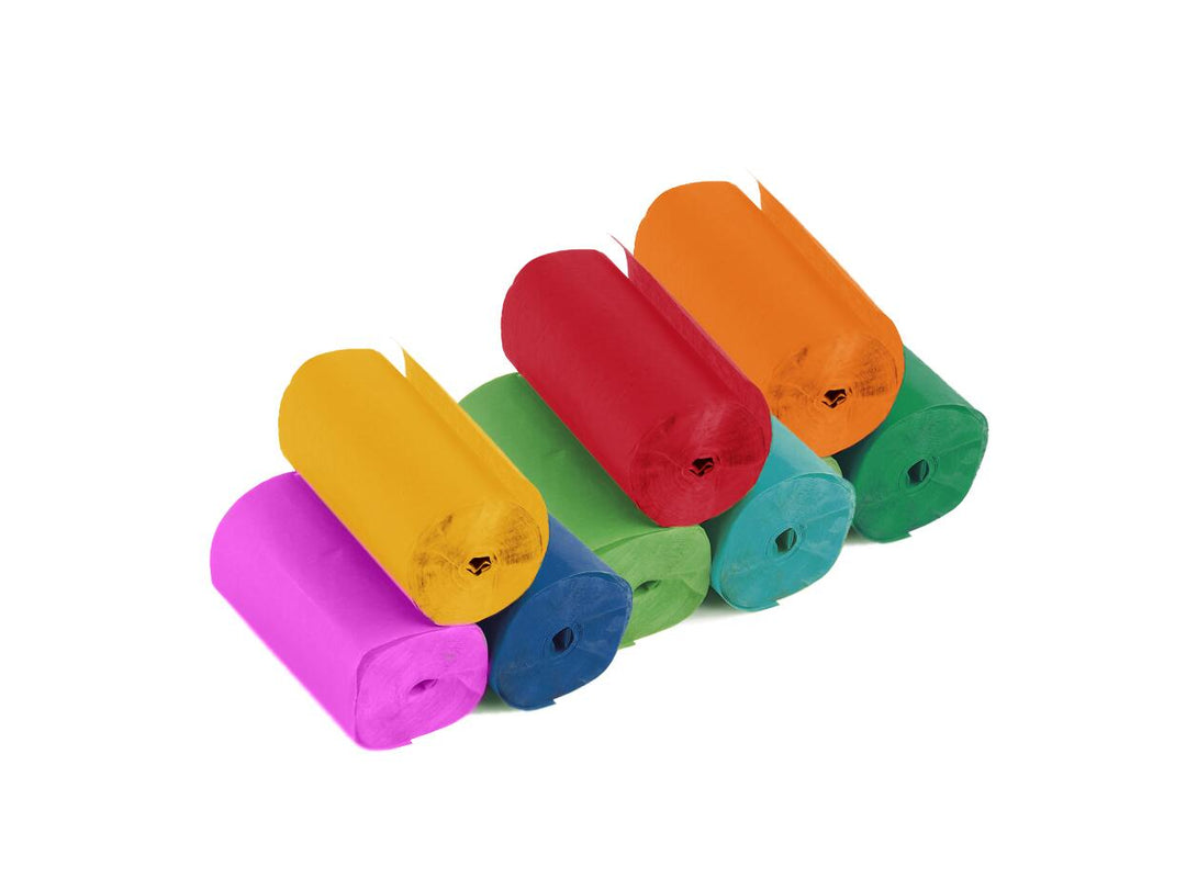 TCM FX Slowfall Streamers 10mx5cm, flerfärgade, 10x