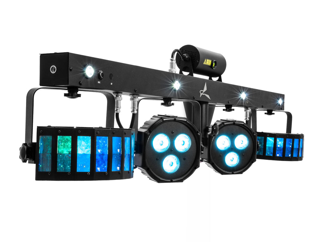 EUROLITE Set LED KLS Laser Bar FX Light Set + M-4 högtalarsystemstativ