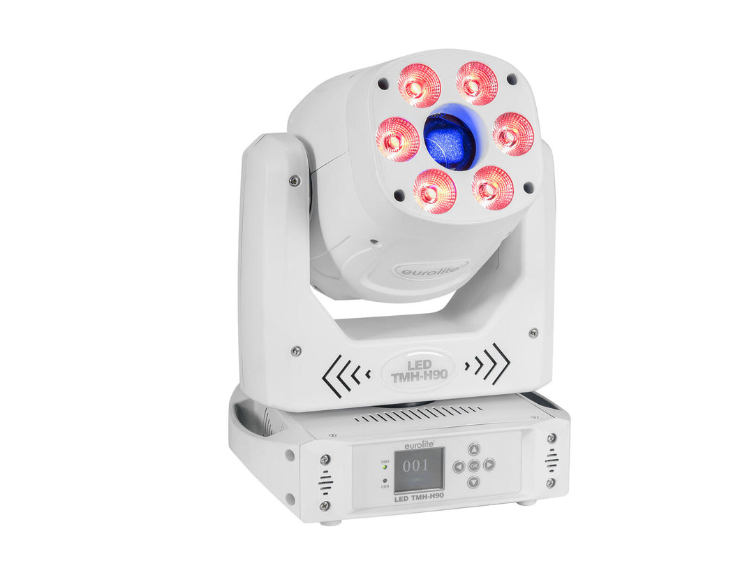 EUROLITE LED TMH-H90 Hybrid Movingheads Spot/Wash COB wh