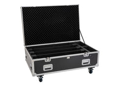 EUROLITE Set 4x LED BAR-8 SWING QCL bar + Flightcase med hjul