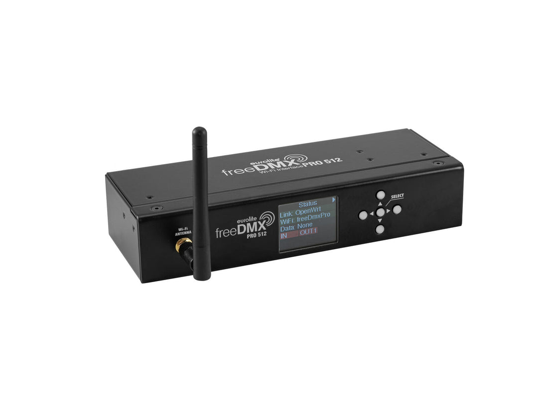 EUROLITE freeDMX PRO 512 Wi-Fi-gränssnitt