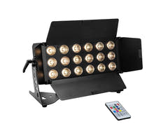 EUROLITE set med 2x LED CLS-18 QCL RGB/WW 18x7W + transportväska