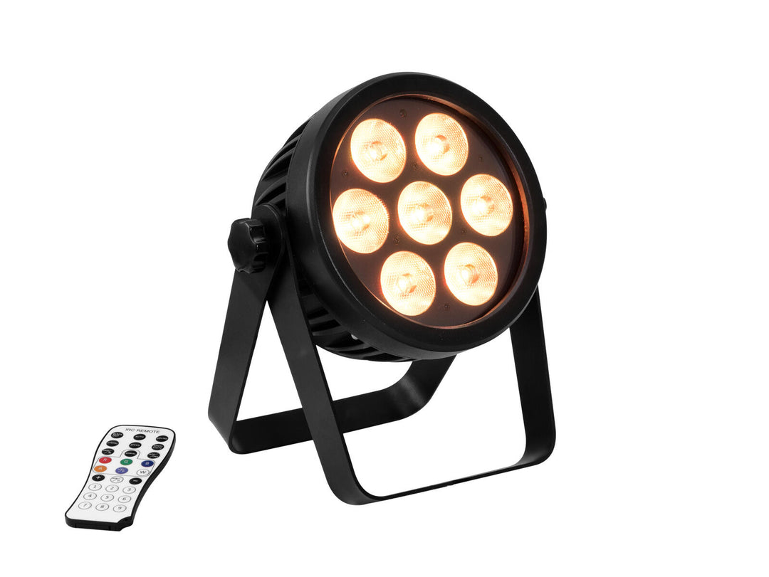 EUROLITE Set 4x LED 4C-7 Silent Slim Spot + USB QuickDMX + Case