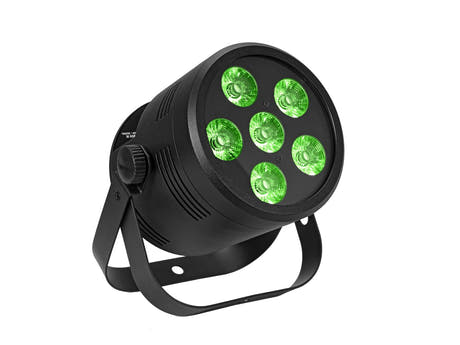 EUROLITE LED Silent Par 6 QCL golvmodell bk