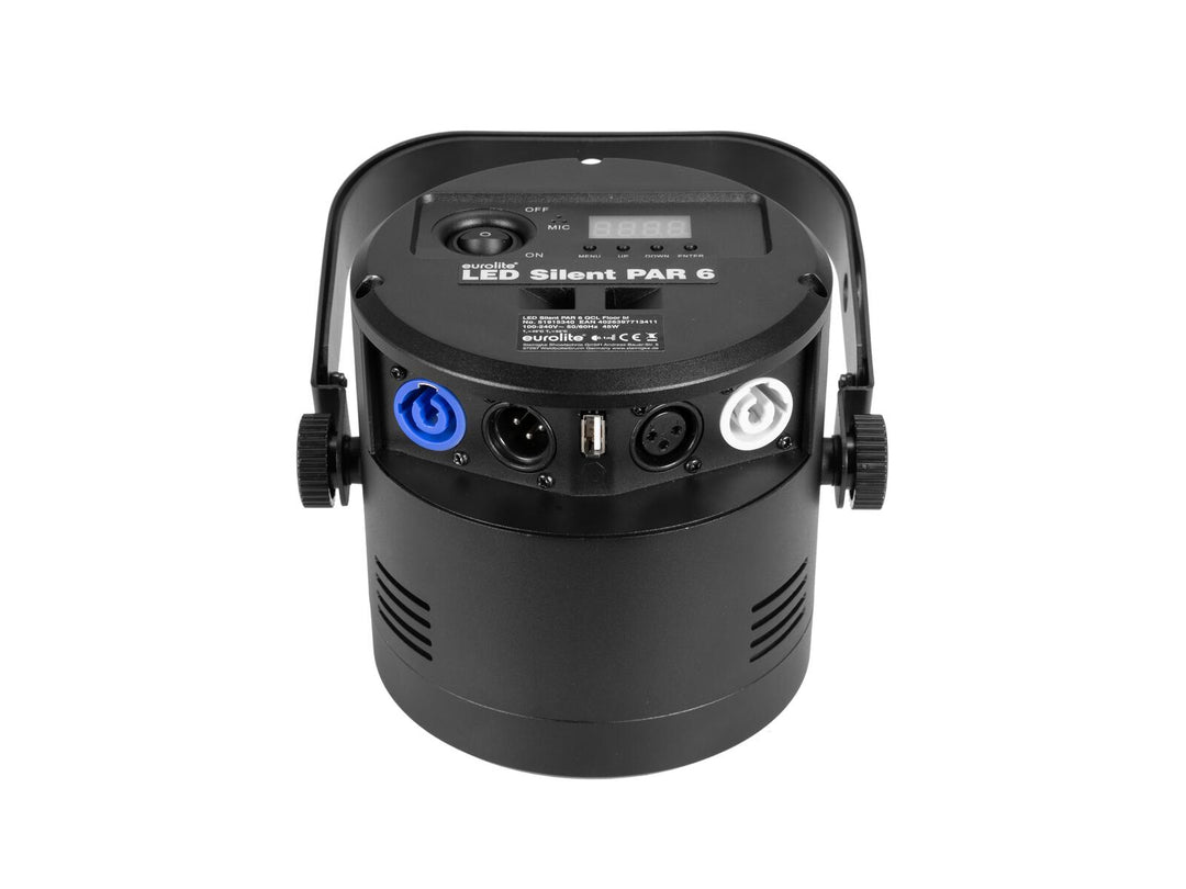 EUROLITE LED Silent Par 6 QCL golvmodell bk