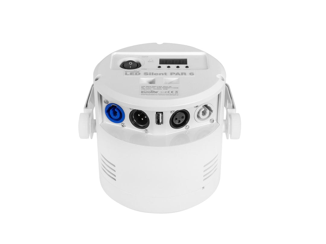 EUROLITE LED Silent Par 6 QCL golv wh