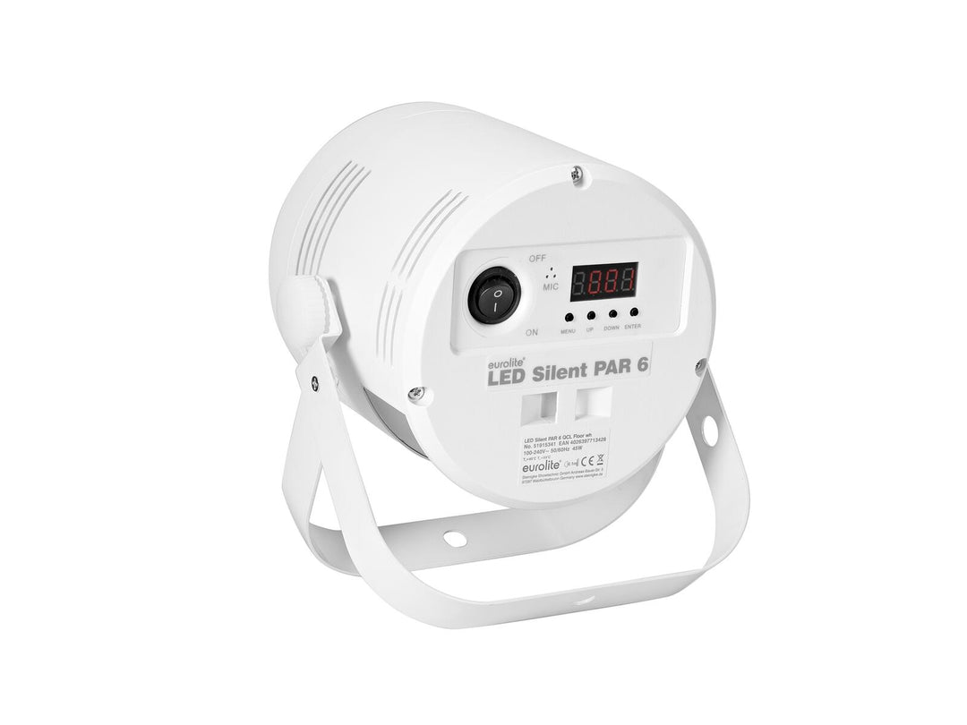 EUROLITE LED Silent Par 6 QCL golv wh