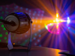 EUROLITE LED IP PST-10W röd Pinspot