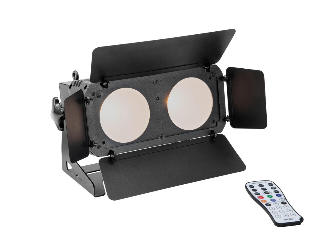 EUROLITE Set 4x LED CBB-2 WW/CW Fairlight + Case