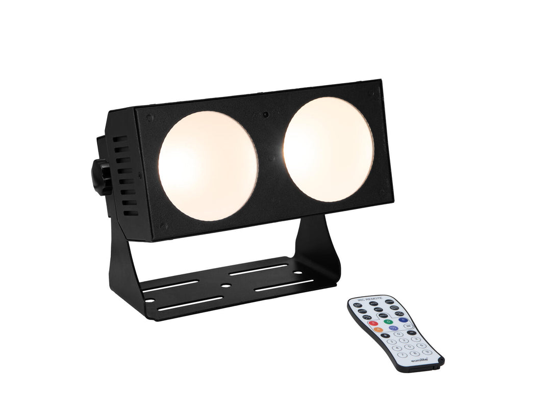 EUROLITE Set med 2x LED CBB-2 COB WW Bar + fodral